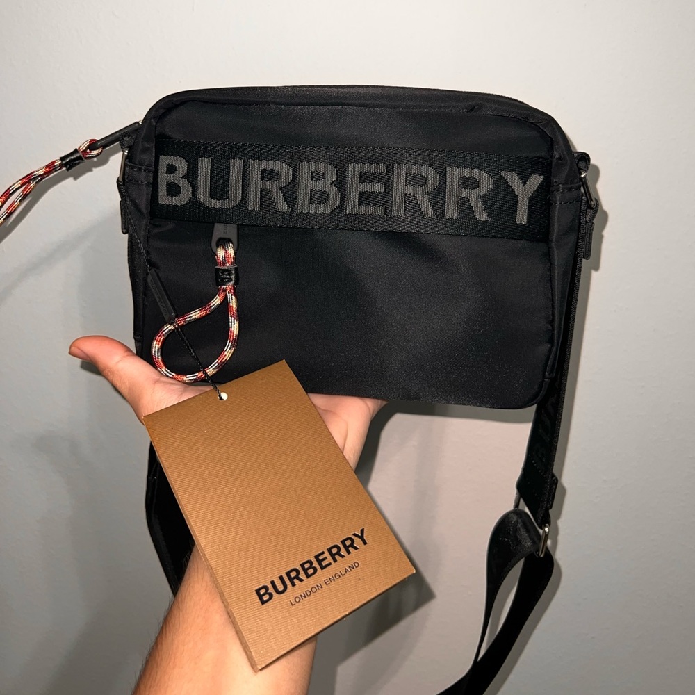 Burberry Black Nylon Cross Bag